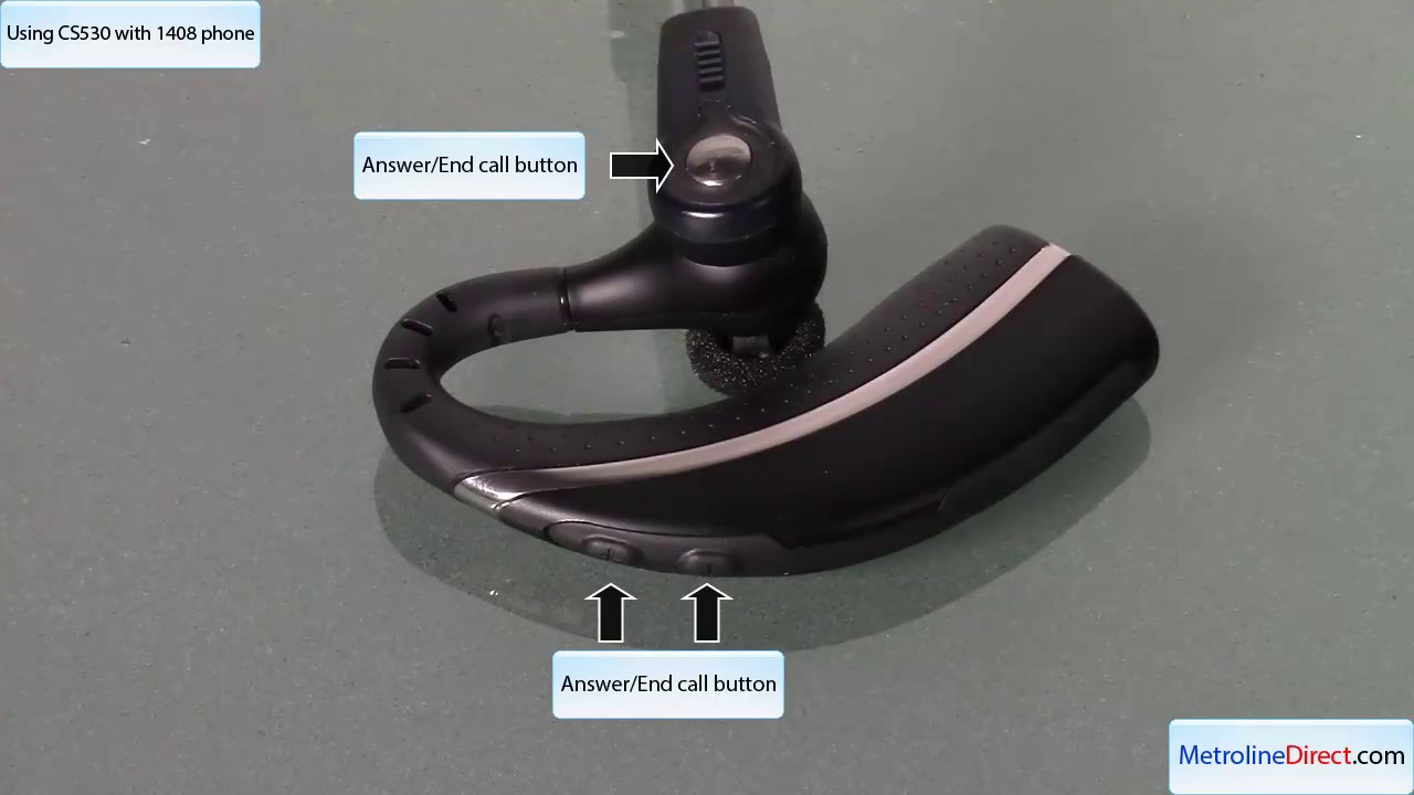 How to use Plantronics CS530 with Avaya 1408 Phone