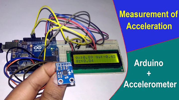 Acceleration Measurement with Accelerometer and Arduino