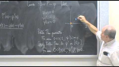 Shifrin Math 3500 Day 49: Proof of Second Derivative Test, pt 1