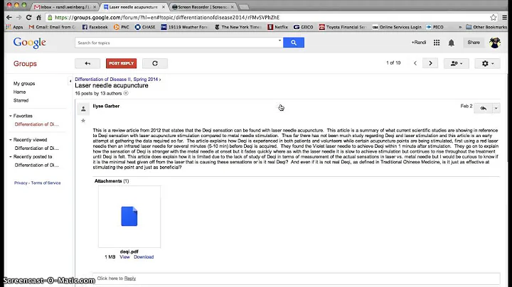 Discussion Board video