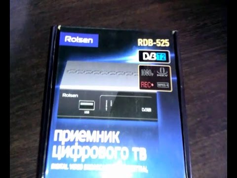 цифровой приёмник тв Rolsen RDB-525 DVBT2