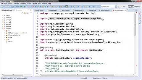 32  尚硅谷 佟刚 Spring 整合 Hibernate 代码测试