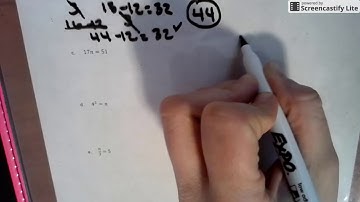 Module 4 Lesson 25- Finding Solutions to Make Equations True