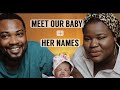MEET OUR BABY + NAME REVEAL || Bemi.A
