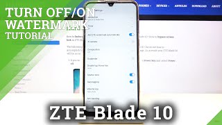 ZTE Blade 10 How to Turn On / Off Camera Watermark screenshot 3