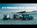 5c freezing wales wild camp  elan valley offroad