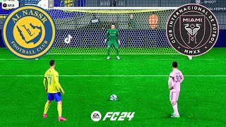 FIFA 24 INTER MIAMI VS AL NASSR PENALTY SHOOTOUT FINAL RONALDO VS MESSI by FIFA Gameplay 1,808 views 2 weeks ago 10 minutes, 28 seconds