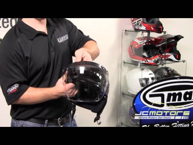 gmax gm45 half motorcycle helmet Helmets release chinstrap buckle HH-45 Half Helmet | GMAX