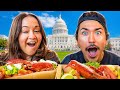 Eating lobster at the white house its huge