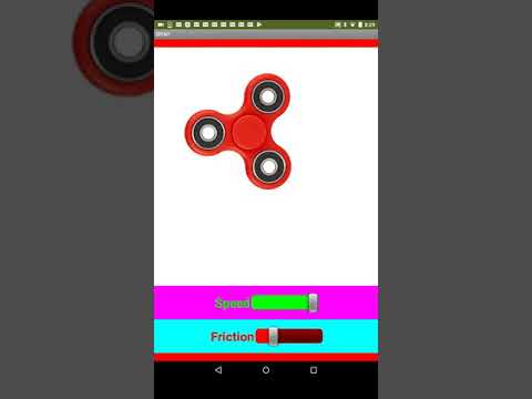 Fidget spinner app