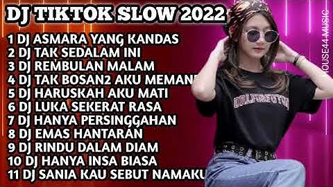 DJ TIKTOK SLOW 2022 | DJ ASMARA YANG KANDAS - ARIEF | DJ TAK SEDALAM INI - ARIEF