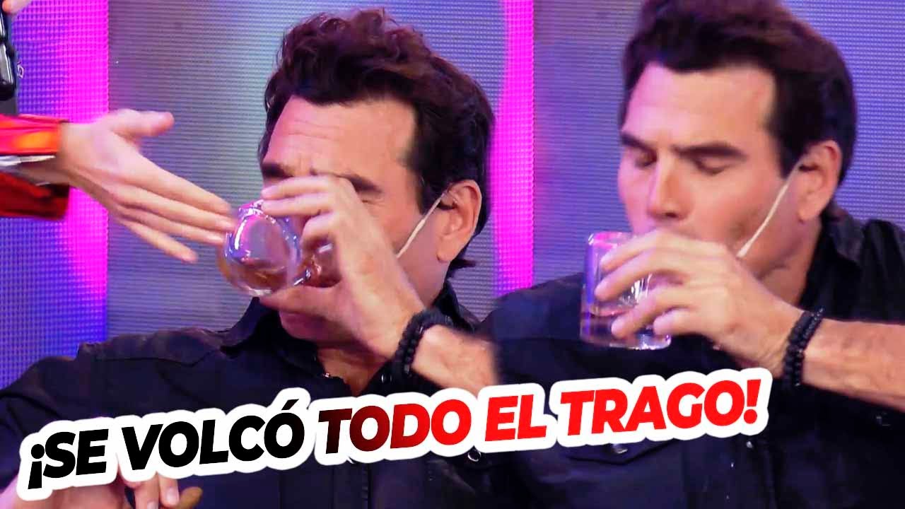 Laurita Fernández hizo que Hernán Drago se vuelque el trago que estaba tomando