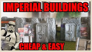 Making Imperial Buildings From Packaging Inserts Dnd And Star Wars Legion Terrain