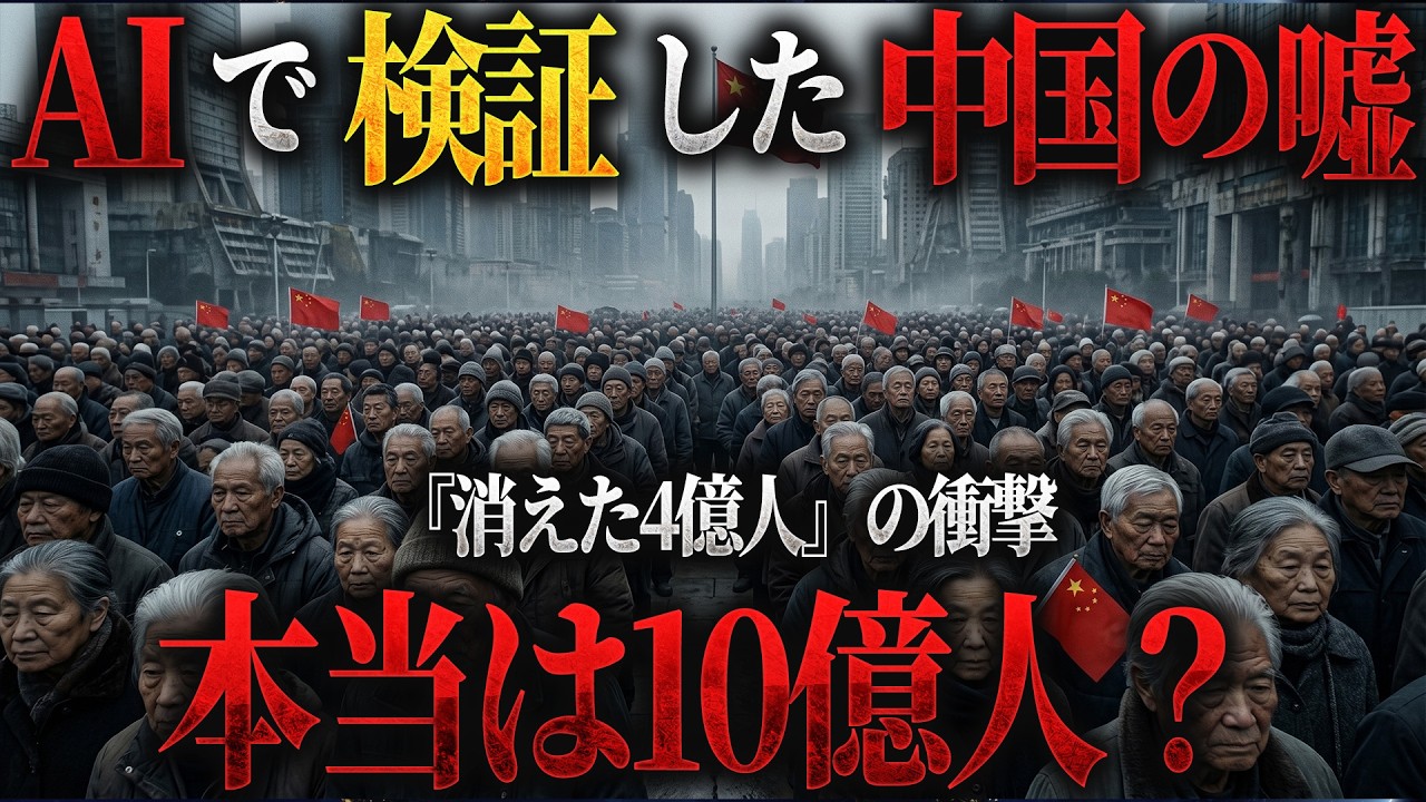 【衝撃】中国に本当に14億人いるのか?|AIで検証した人口大国のヤバすぎる真実