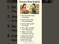 Grocery Store English for Beginners | Easy Daily Phrases #Shorts