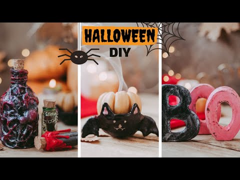 DIY | Осенний декор на Halloween своими руками 🎃 Хэллоуин 2021