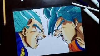 Dibujando a goku y vegeta ssj blue!! DRAGON BALL SUPER (Escena final de dragon ball super) Dibujando a goku y vegeta ssj blue!! DRAGON BALL SUPER (Escena final de dragon ball super)