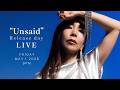 「Unsaid」リリース記念トークライブ(Release Day Live|May 1, 2026)