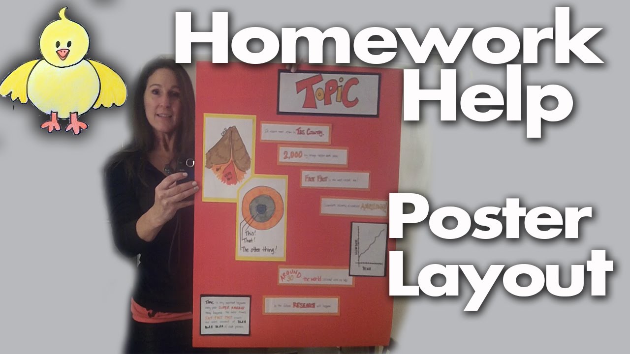 Homework Help: How to Design, Create and Layout a Poster Project