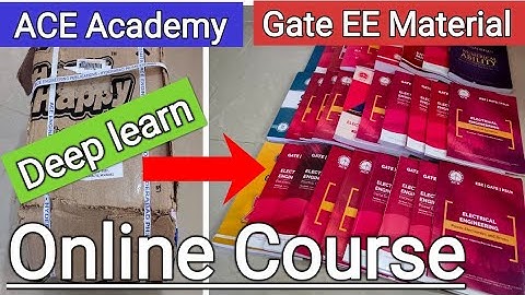 ACE Academy Subscription With Material Cource Unboxing | Electrical Eng. | Deep Learn | Gate2022
