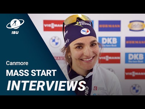 World Cup 23/24 Canmore: Women Mass Start Interviews