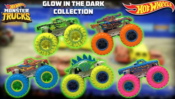 hot wheels circuit monster truck glow in