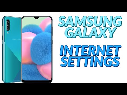 SAMSUNG GALAXY A30 S INTERNET SETTINGS HOW TO SET INTERNET SAMSUNG GALAXY A30 S 4G