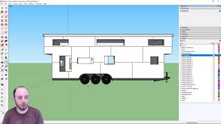 Part 11 | Making a Material List from Sketchup Drawings | Designing a Tiny House in Sketchup