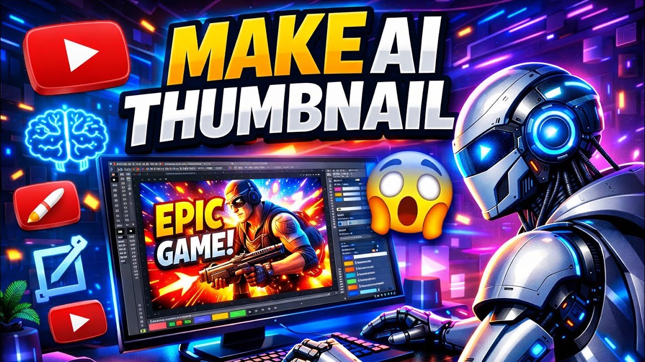 ai thumbnail maker - create professional thumbnails... How To Make AI Thumbnail for YouTube 🔥 | Create Viral Thumbnails in 5 ...