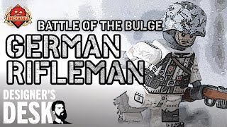 Battle of The Bulge German Rifleman - Custom Military Lego - At The Designer’s Desk