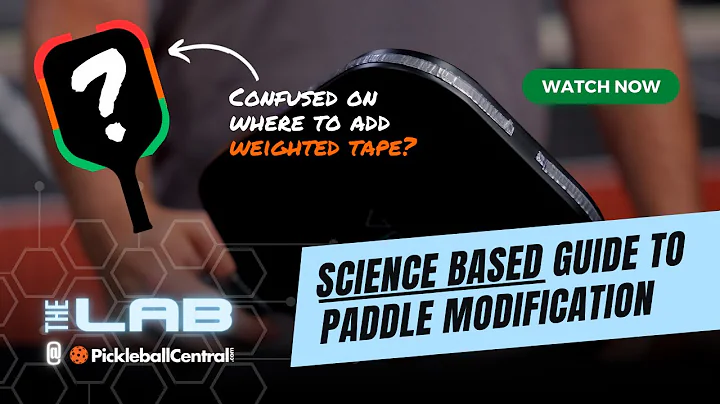 Boost Your Pickleball Game with Weighted Tape Modification