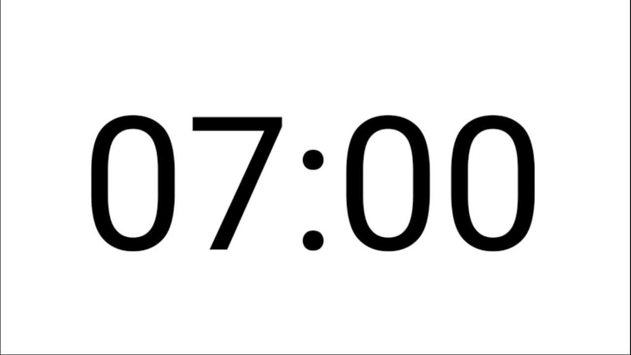 7 min timer noredmv