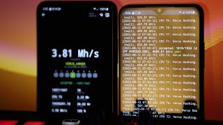 How to gain 20% MORE Veruscoin Hashrate Mining on your Phone! screenshot 4