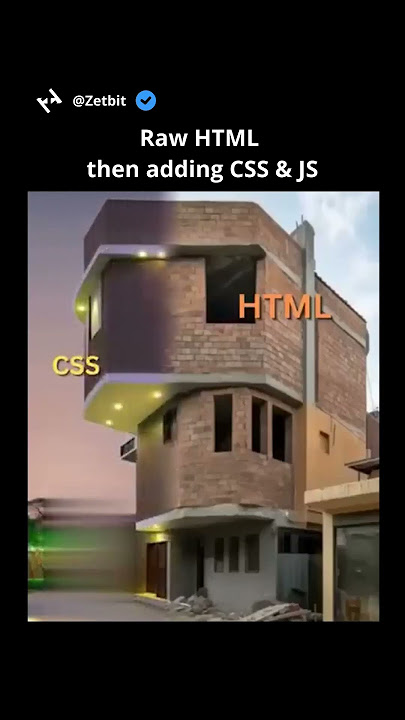 Raw HTML then adding CSS and JS #coding #programming #softwaredeveloper