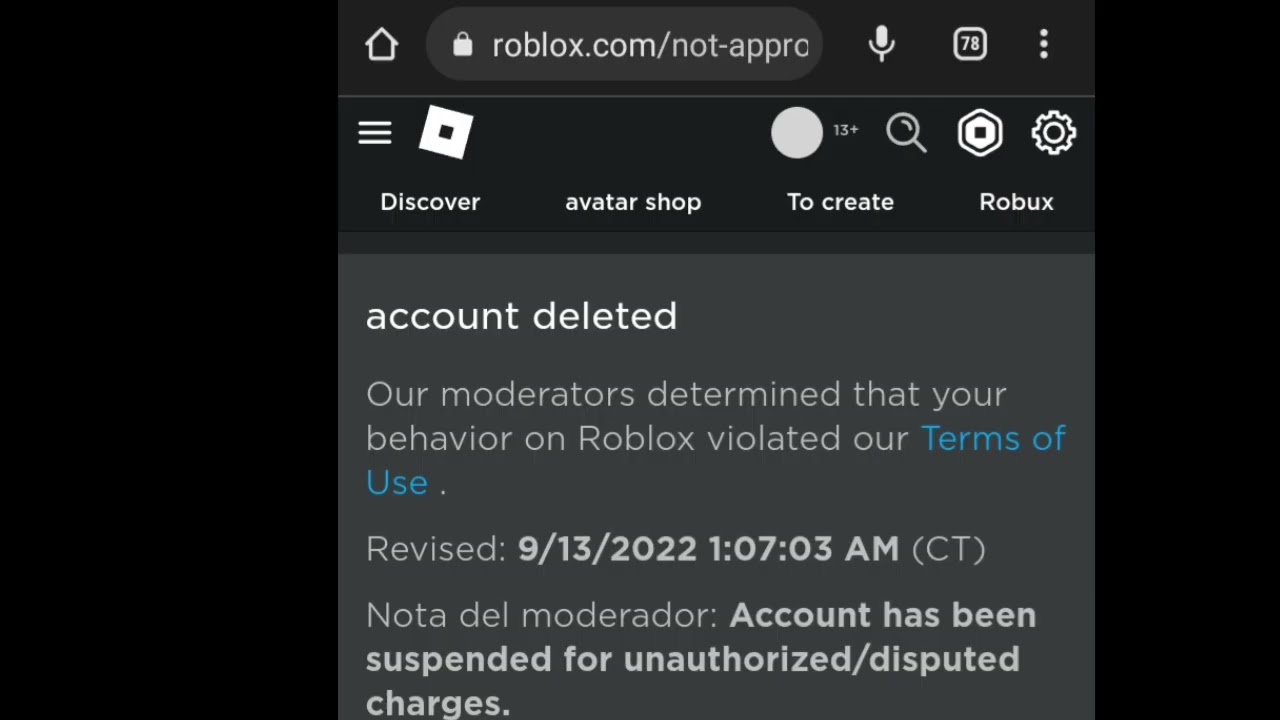 My Roblox Account Got Deleted Youtube