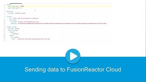Ingest logs into FusionReactor
