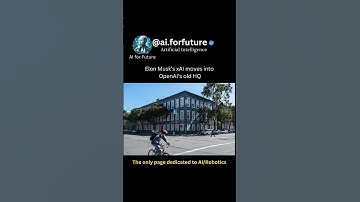 Elon Musk’s xAI moves into OpenAI’s old HQ #elonmusk  #openai