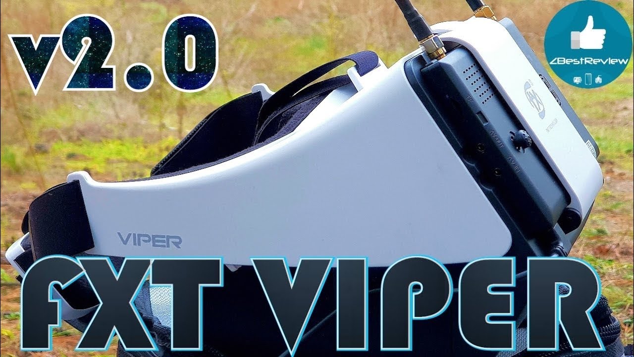 Уникальный FPV Шлем FXT Viper V2.0 5.8GHz, Diversity, DVR! YouTube