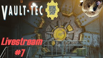 Fallout 4 Vault Tec Workshop Livestream #7 - Tasty Decorating :D