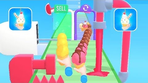 Ice Cream Rush 🍦||New Gameplay (iOS & Android) Walkthrough part 4