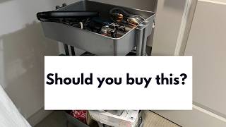 Best on Amazon Pipishell 3-Tier Metal Rolling Cart | Heavy-Duty Mesh Storage & Organization #ad