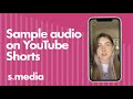 Sample audio on YouTube Shorts #Shorts #YouTube #audiolibrary