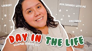 Vlogmas Diaries 007: run errands with me, cooking, laundry, + enjoying the weather