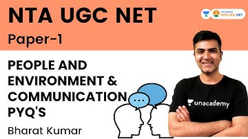 PYQ Practice | People and Environment and Communication | Bharat Kumar | Let