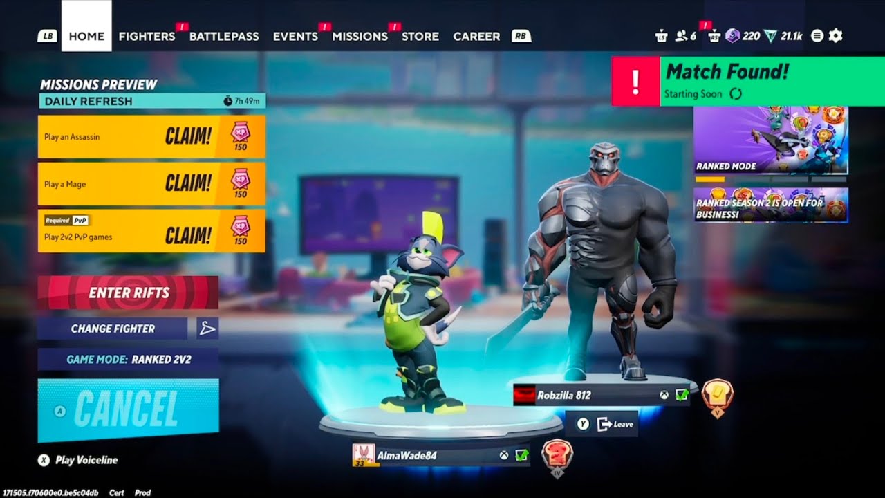 Multiversus: Tom and Jerry Ranked 2v2 Gameplay - YouTube