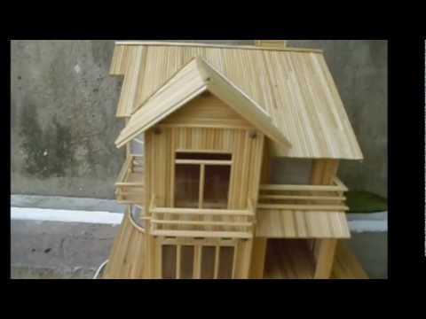 Video Nhà tăm tre của Trung ( Biệt thự xinh - DinhQuan.info) - youtube