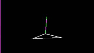 Rotating tetraeder on Apple ][ in 6502 assembler
