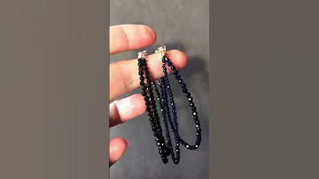 Тонкие двойные браслеты. Шпинель и серебро. #handmade #браслет