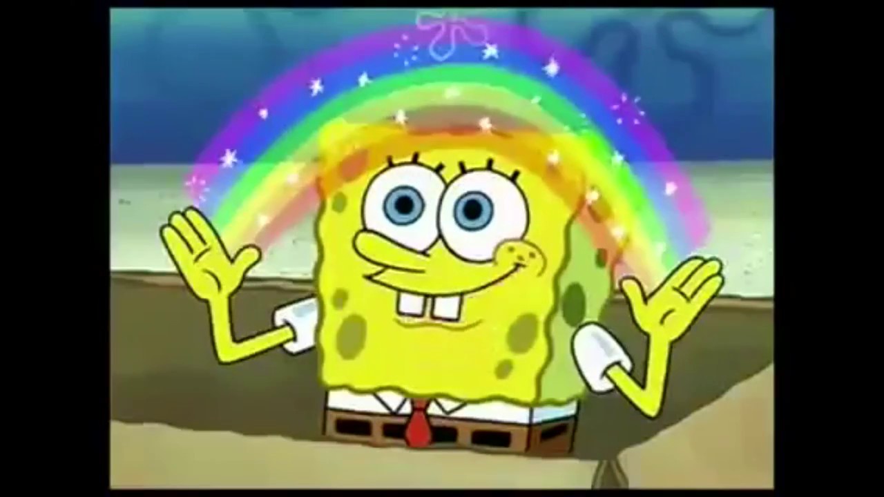 2020 Other Images Spongebob Rainbow Meme Magical
