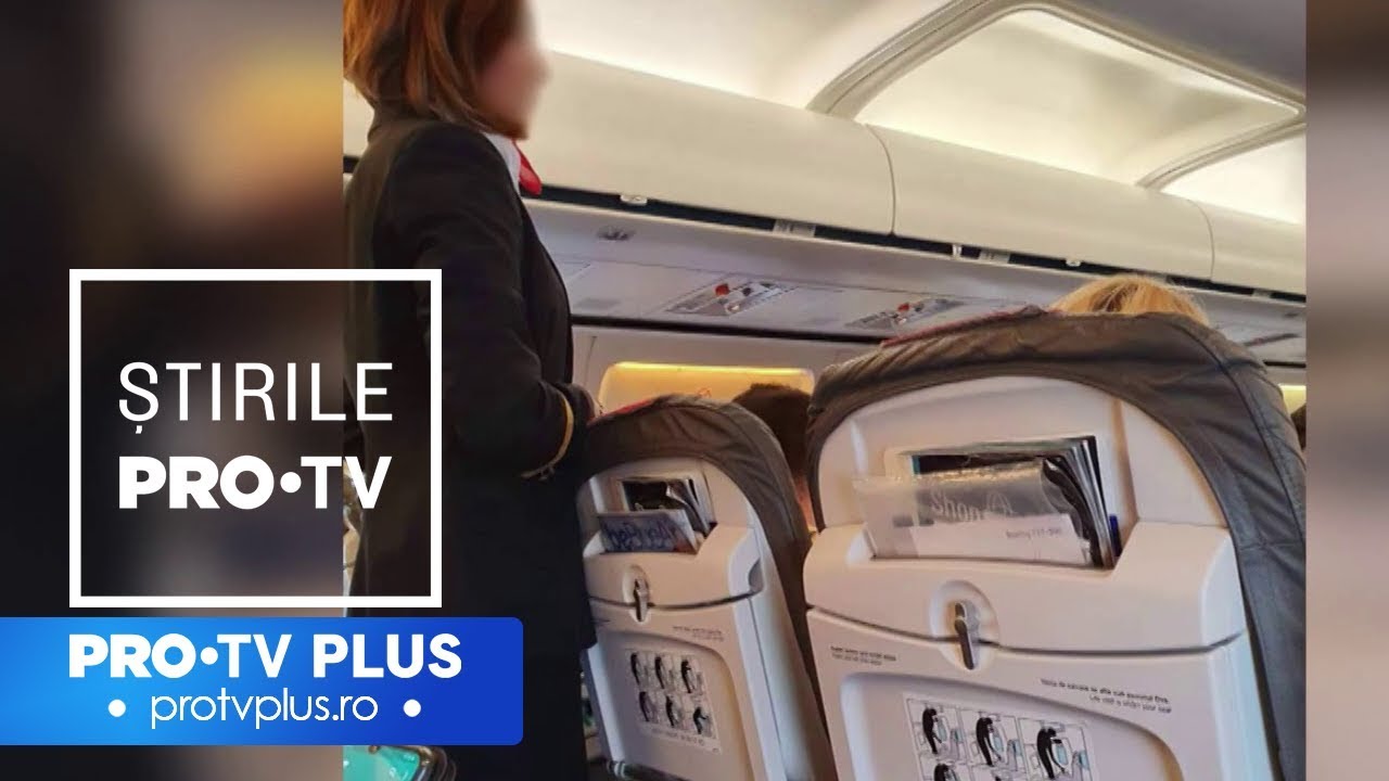 Pasagerul violent care a lovit în avion o stewardesă Blue Air a fost trecut pe lista neagră